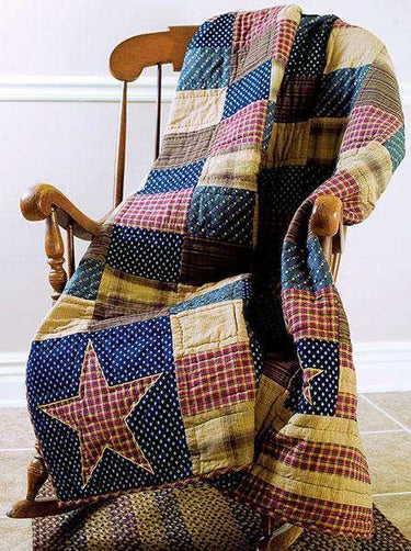 Patriotic Patch Throw - The Fox Decor